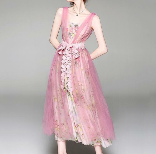 floral chiffon dress designs